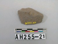 藏品(灰色夾砂折肩陶片)的圖片